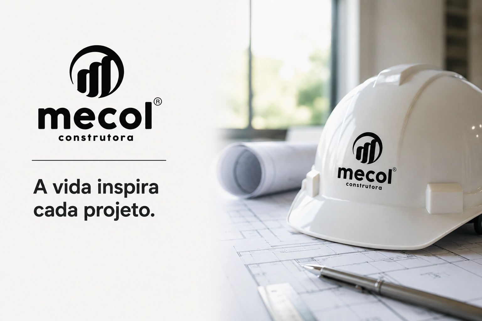 Imagem institucional da Mecol Construtora